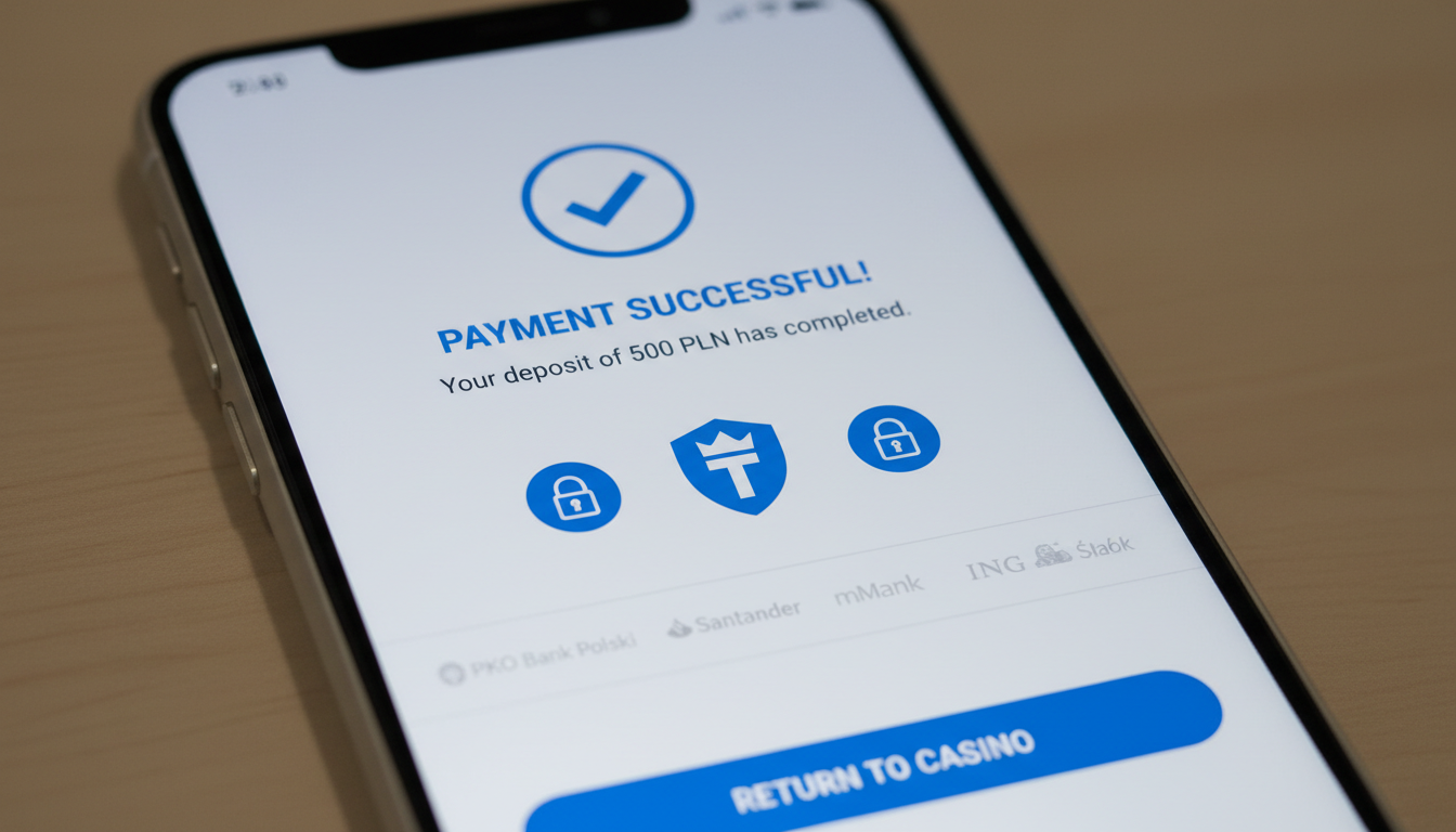 Nowoczesny interfejs płatności Trustly na smartfonie